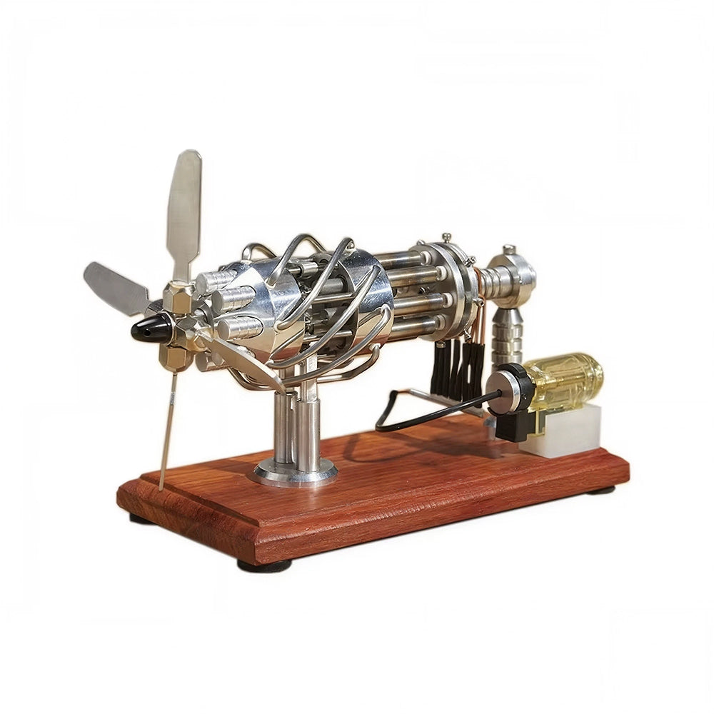 Moteur 16 Cylindres Inox – Machine Mécanique