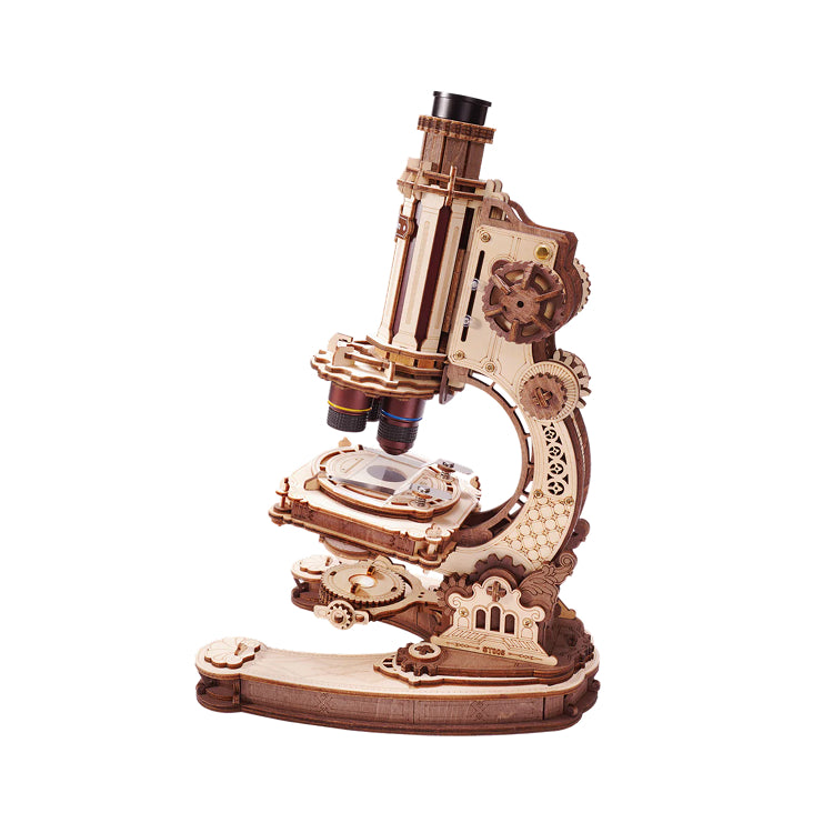 Microscope Mécanique – Puzzle 3D en Bois