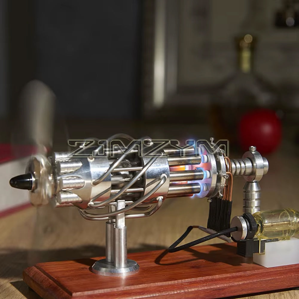 Moteur 16 Cylindres Inox – Machine Mécanique