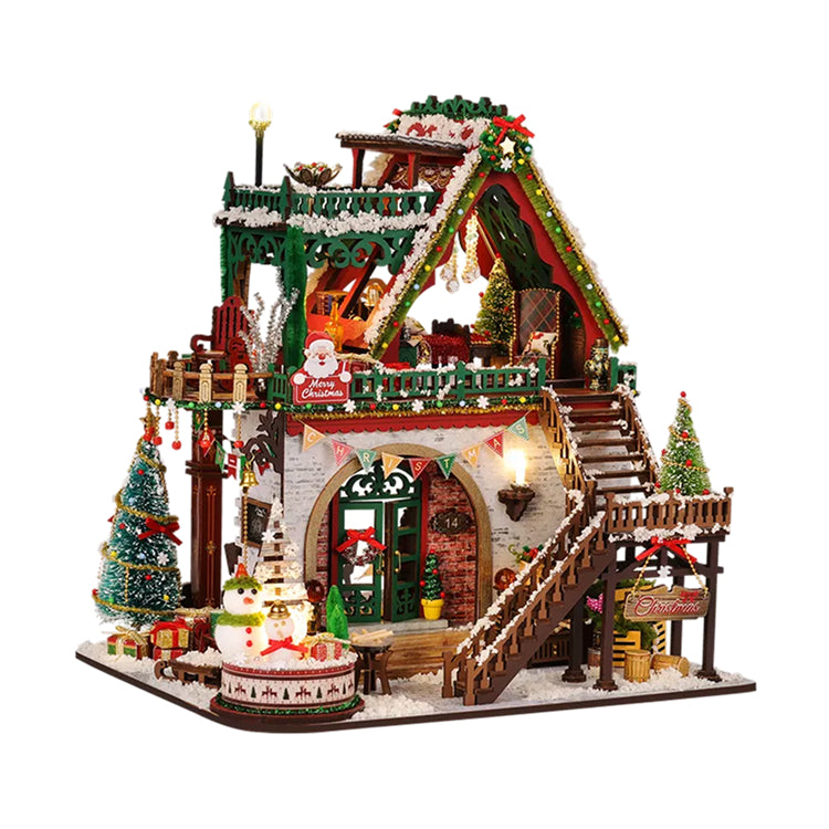 Le Chalet Enneigé – Maison Miniature