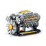 Moteur V8 Motorisé – Machine Mécanique