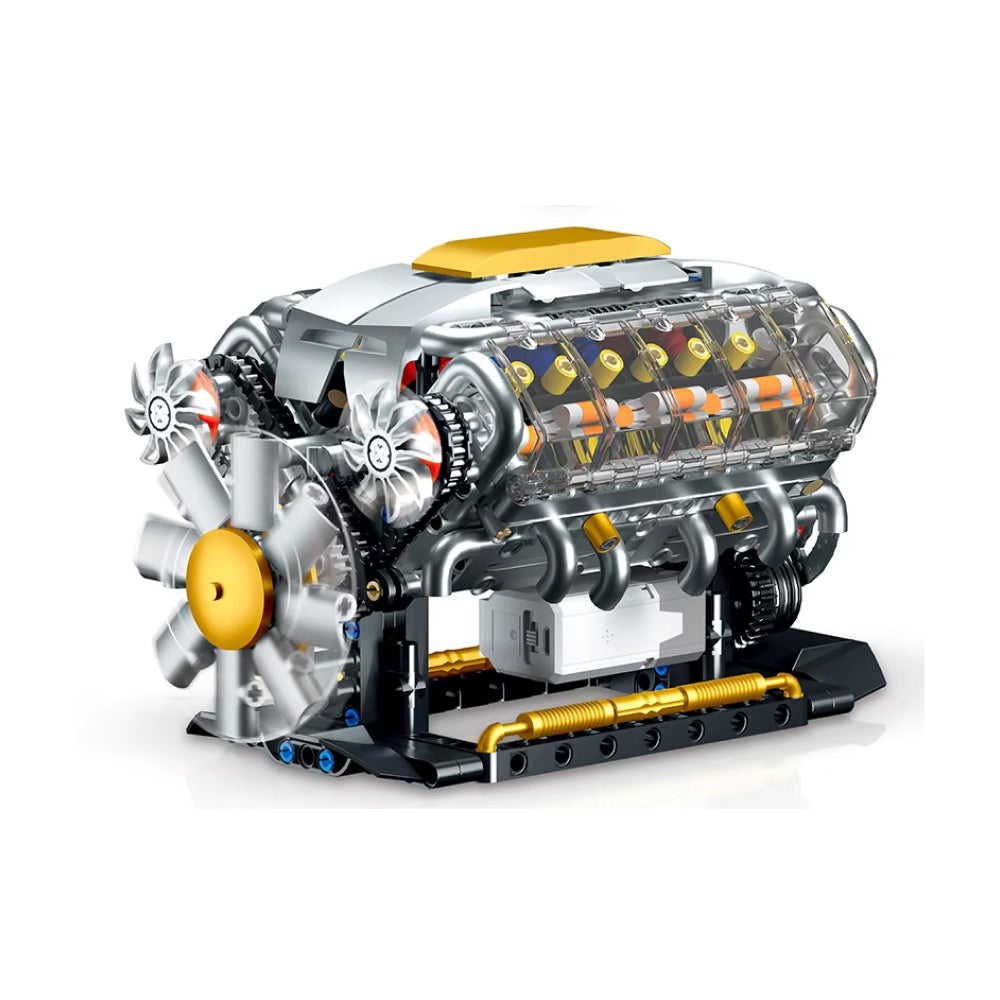Moteur V8 Motorisé – Machine Mécanique