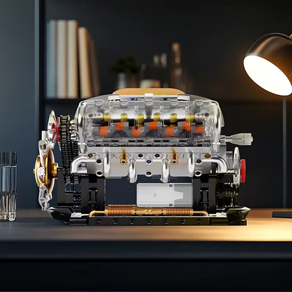 Moteur V8 Motorisé – Machine Mécanique