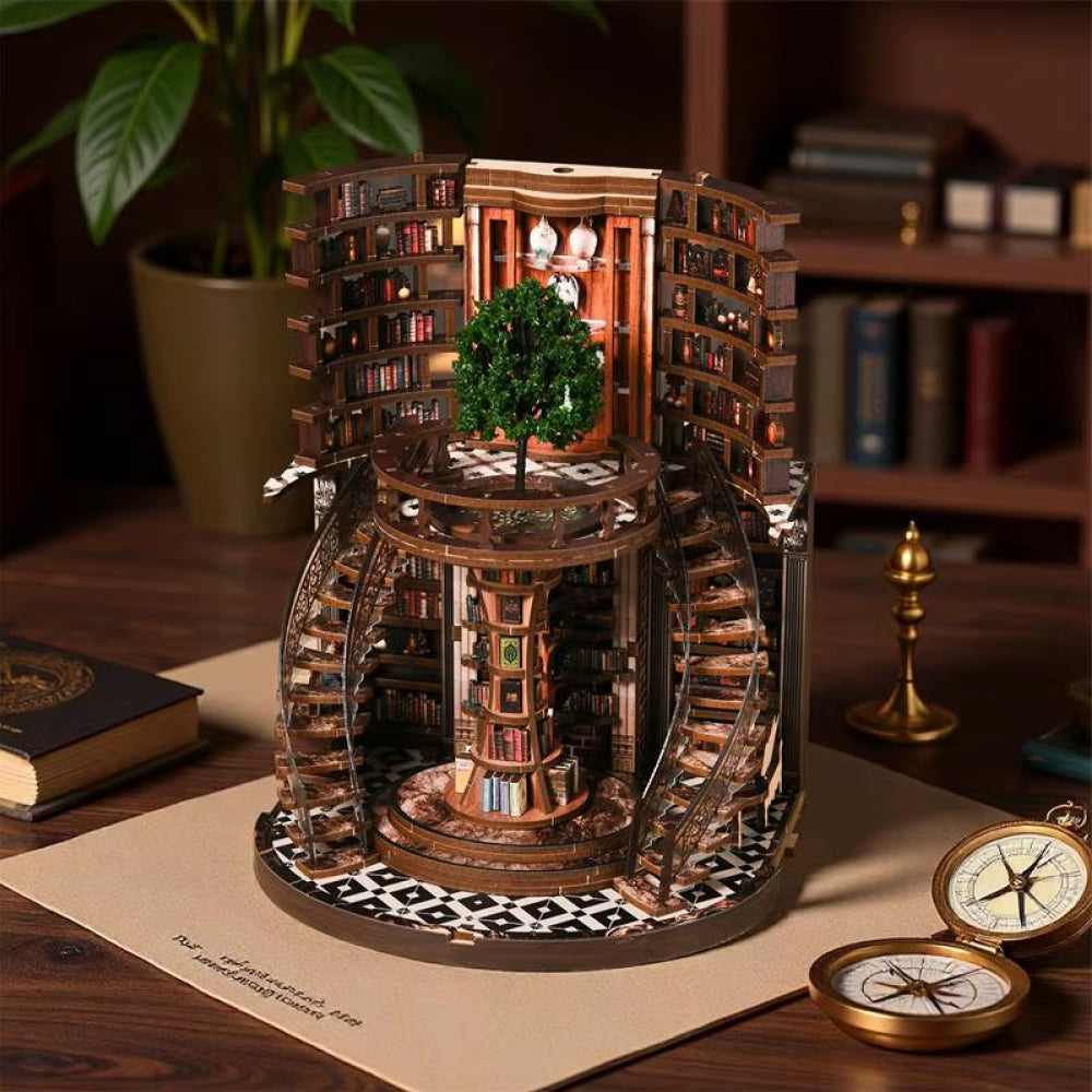 La maison du livre "L'anneau de la sagesse" – Book Nook