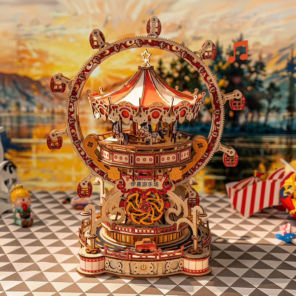 Aire de Jeux Miniature – Puzzle 3D en Bois