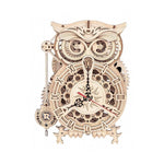 Horloge à Pendule Hibou – Puzzle 3D en Bois