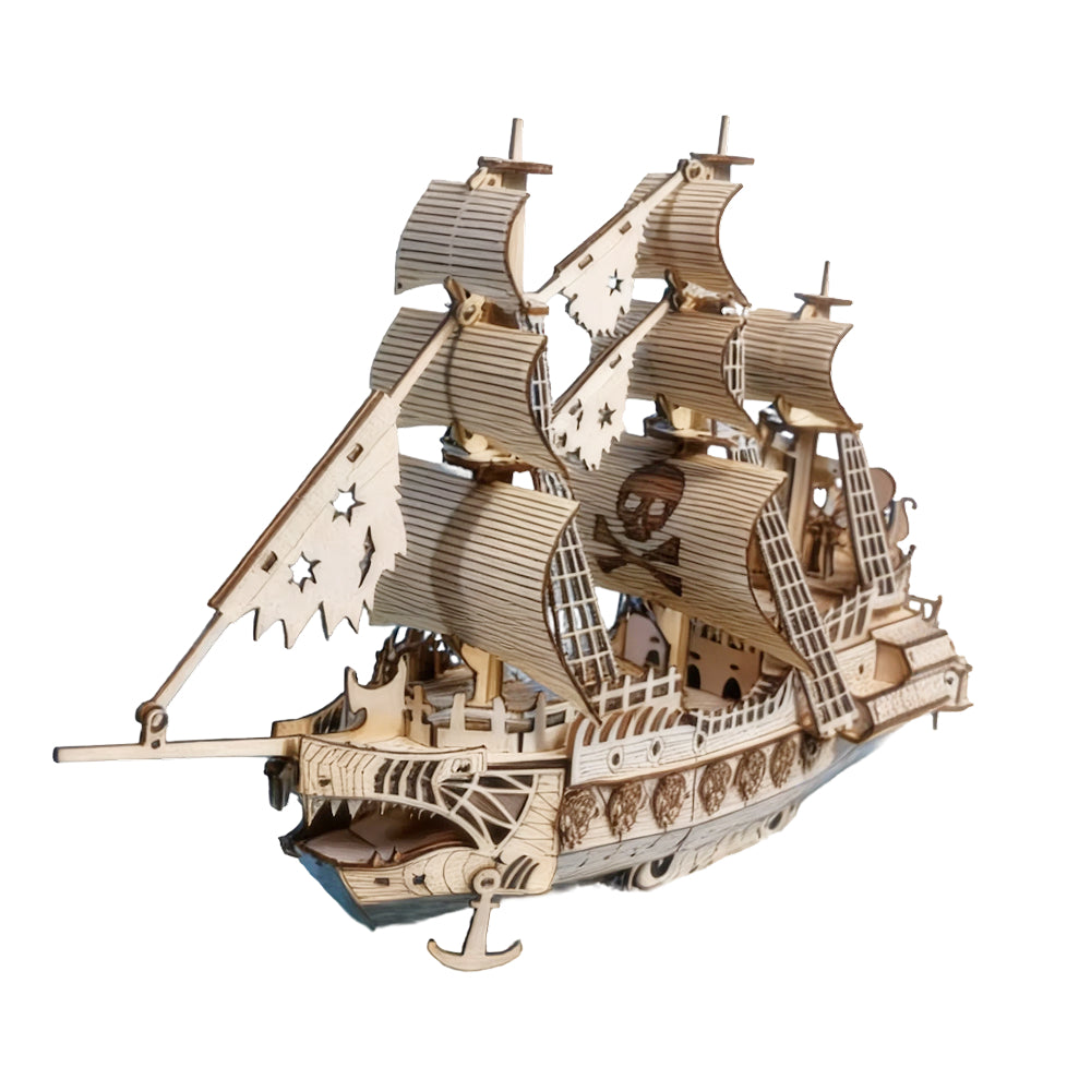 Voilier Hollandais – Puzzle 3D en Bois