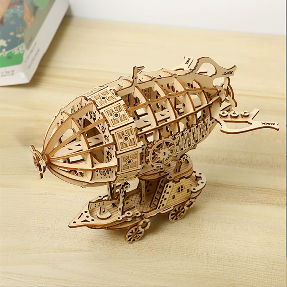 Ballon dirigeable – Puzzle 3D en Bois