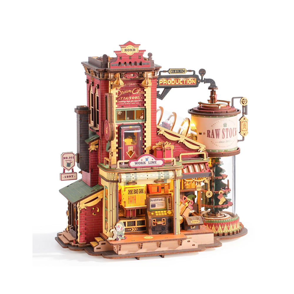 La Fabrique à Cadeaux Enchantée - Puzzle 3D en Bois