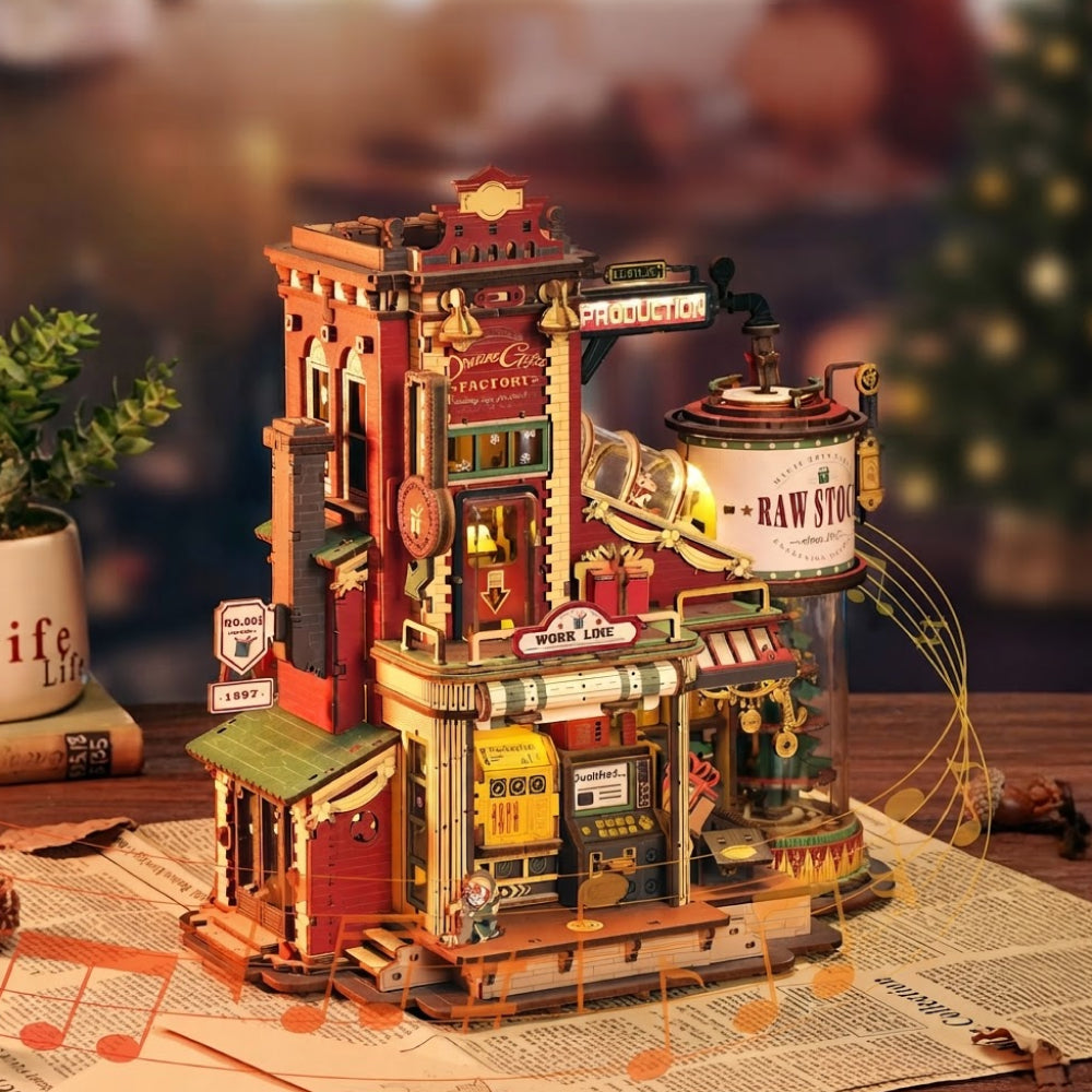La Fabrique à Cadeaux Enchantée - Puzzle 3D en Bois