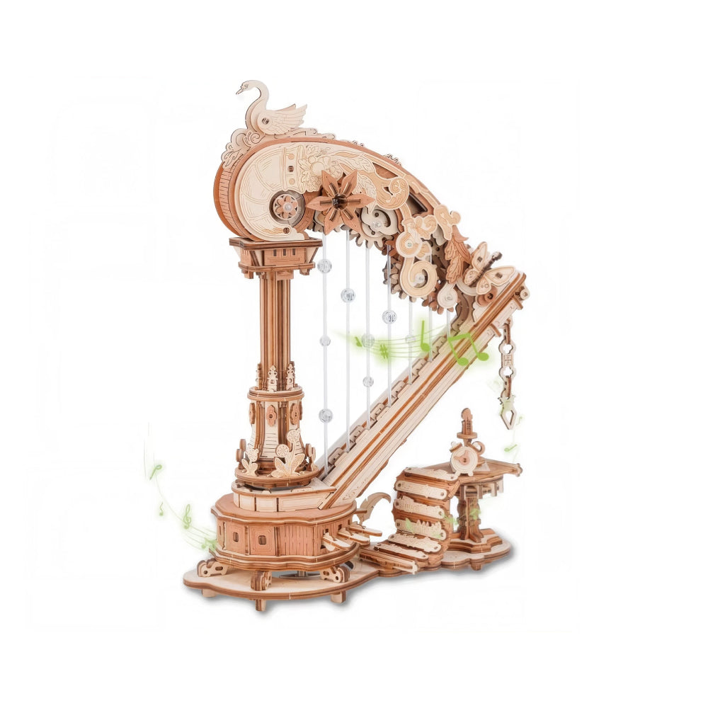 Harpe magique - Puzzle 3D en Bois