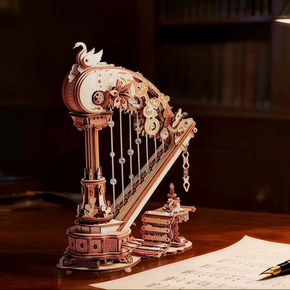 Harpe magique - Puzzle 3D en Bois