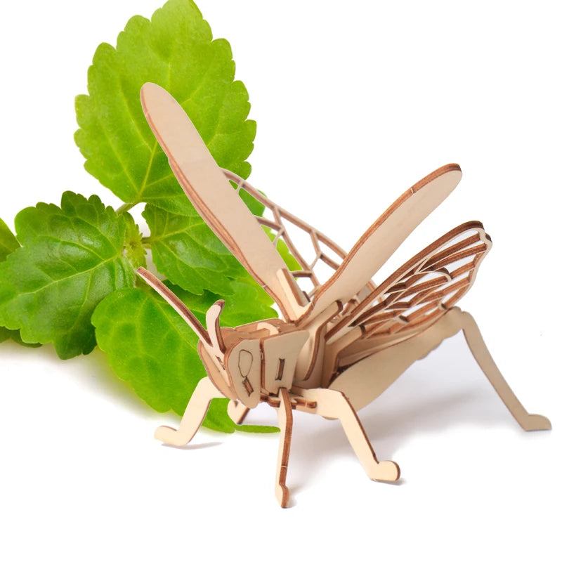 Sauterelle - Puzzle 3D en Bois